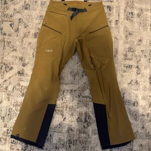 Rab Brown and Black Outdoor Ski / Winter Hiking Pants